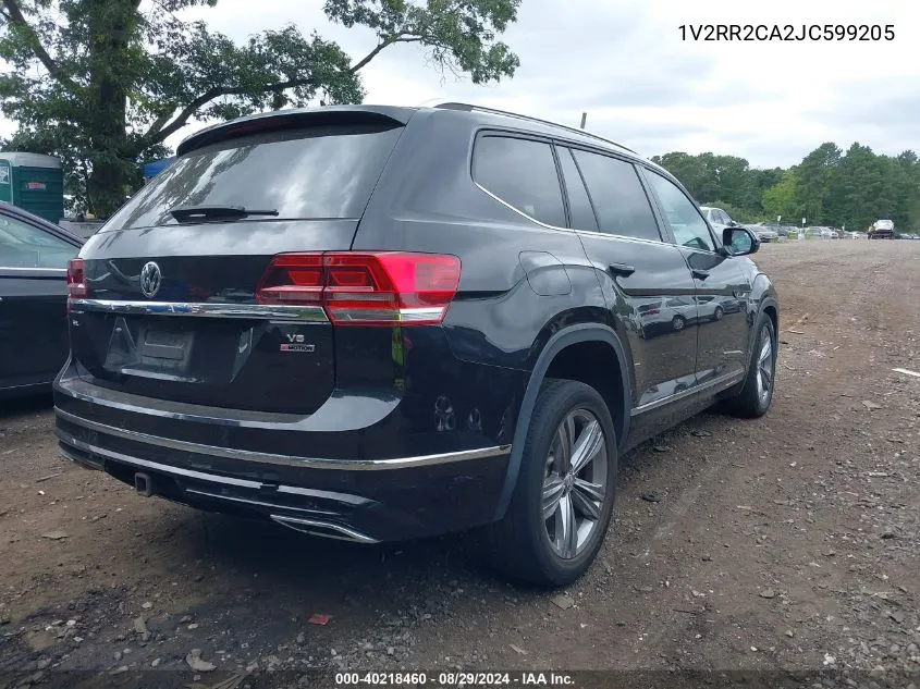 1V2RR2CA2JC599205 2018 Volkswagen Atlas 3.6L V6 Sel