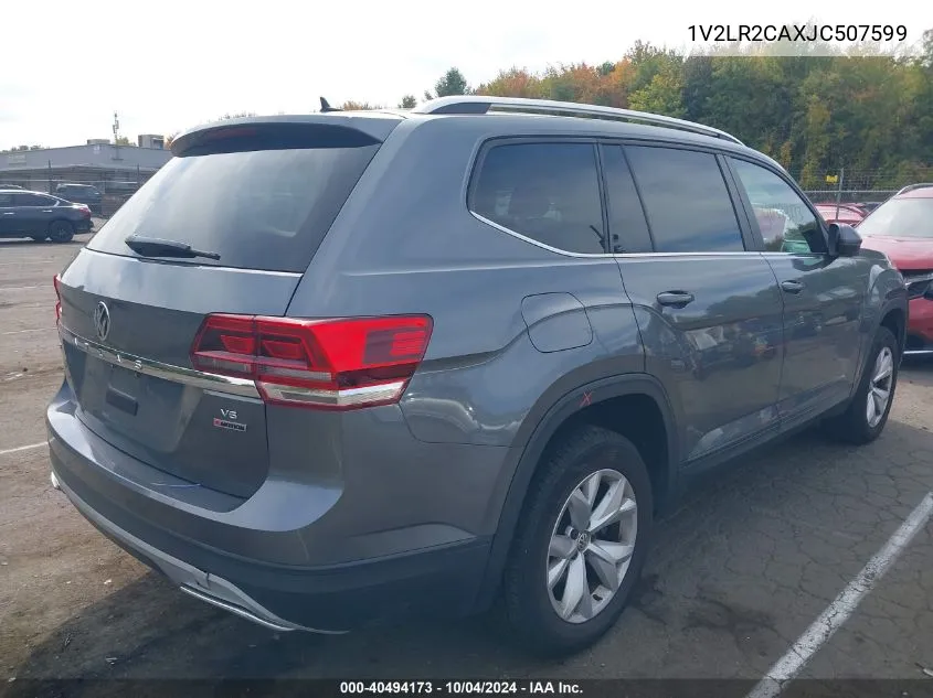 1V2LR2CAXJC507599 2018 Volkswagen Atlas 3.6L V6 Se/3.6L V6 Se W/Technology