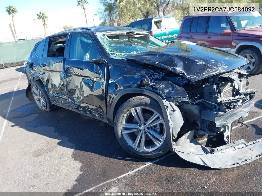 1V2PR2CA7JC584092 2018 Volkswagen Atlas 3.6L V6 Se W/Technology
