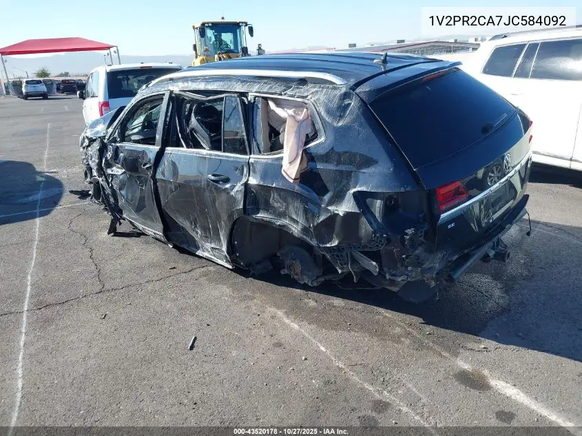 1V2PR2CA7JC584092 2018 Volkswagen Atlas 3.6L V6 Se W/Technology