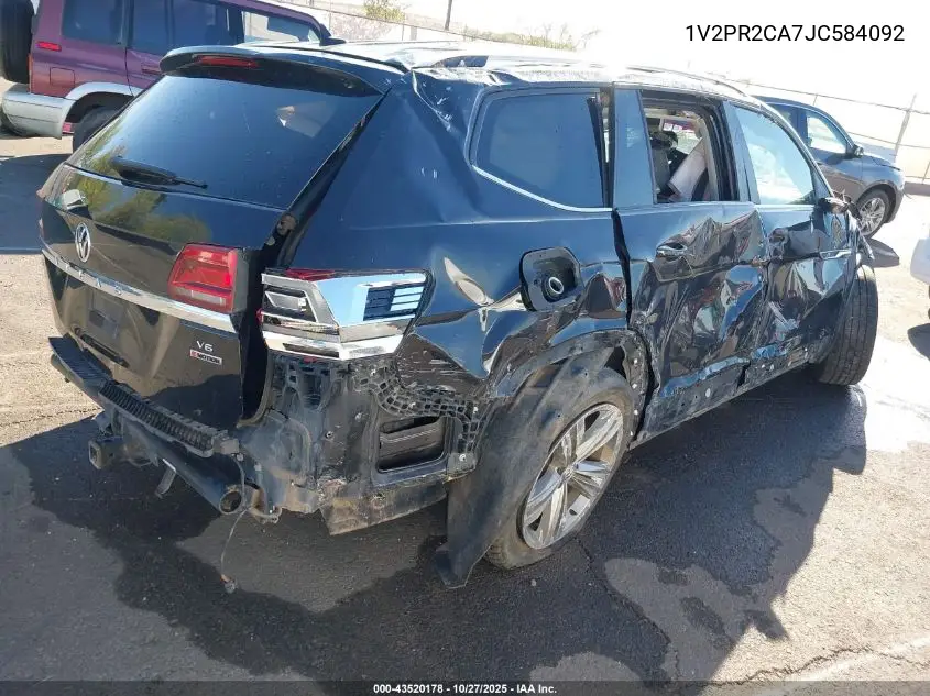 1V2PR2CA7JC584092 2018 Volkswagen Atlas 3.6L V6 Se W/Technology