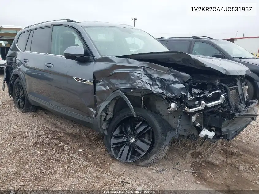 1V2KR2CA4JC531957 2018 Volkswagen Atlas 3.6L V6 Se
