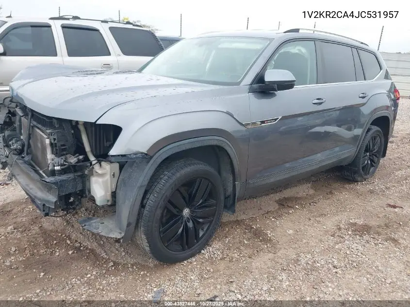 1V2KR2CA4JC531957 2018 Volkswagen Atlas 3.6L V6 Se