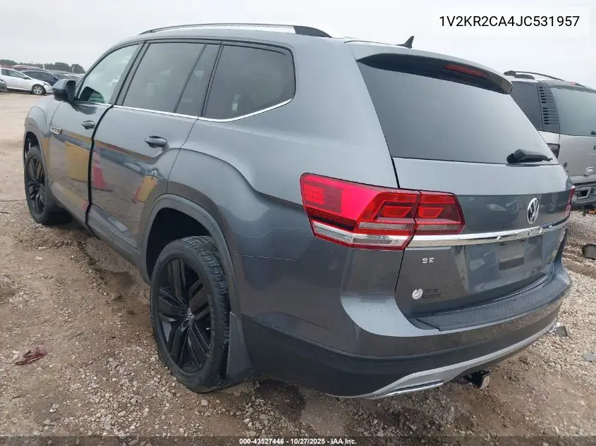 1V2KR2CA4JC531957 2018 Volkswagen Atlas 3.6L V6 Se