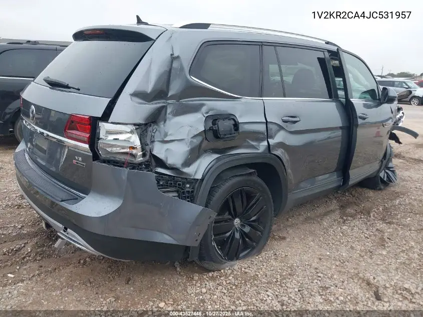 1V2KR2CA4JC531957 2018 Volkswagen Atlas 3.6L V6 Se