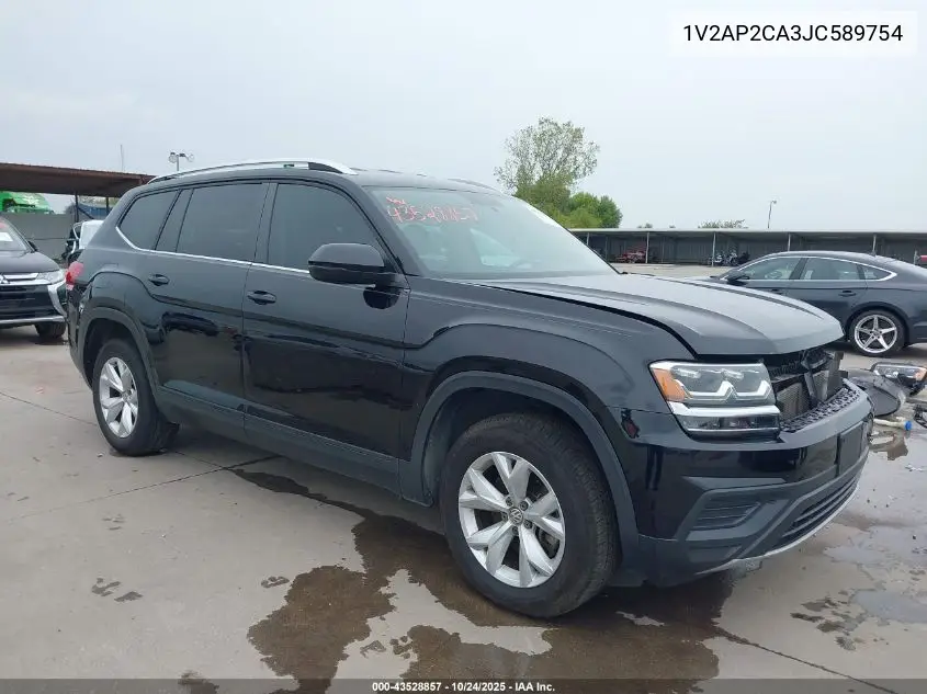 1V2AP2CA3JC589754 2018 Volkswagen Atlas 2.0T S