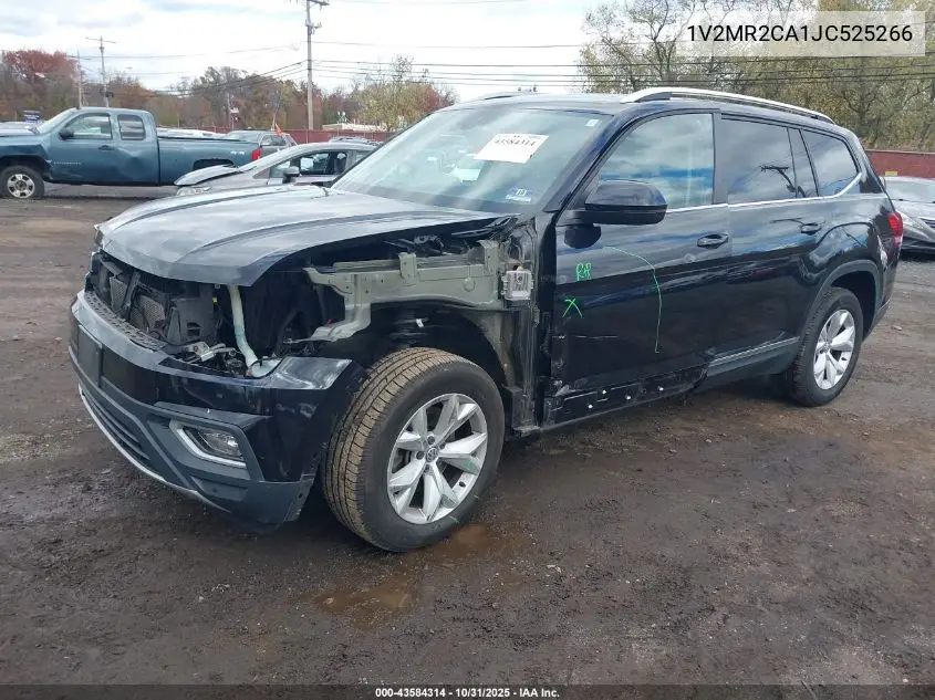1V2MR2CA1JC525266 2018 Volkswagen Atlas 3.6L V6 Sel