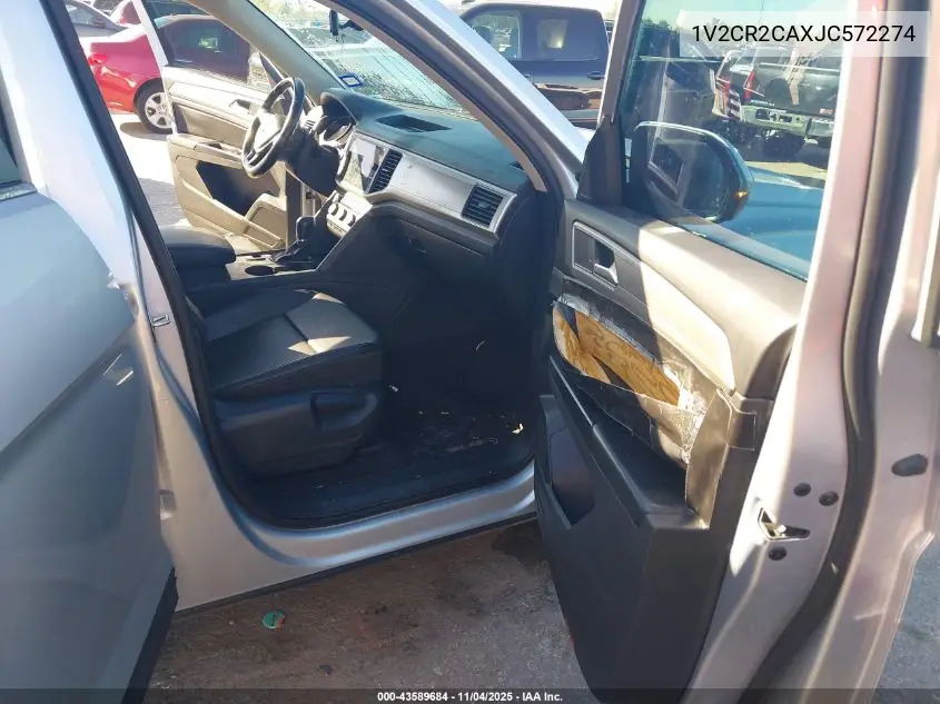 1V2CR2CAXJC572274 2018 Volkswagen Atlas 3.6L V6 Se
