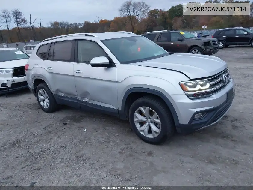 1V2KR2CA7JC571014 2018 Volkswagen Atlas 3.6L V6 Se