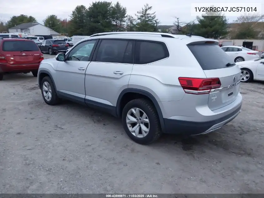 1V2KR2CA7JC571014 2018 Volkswagen Atlas 3.6L V6 Se