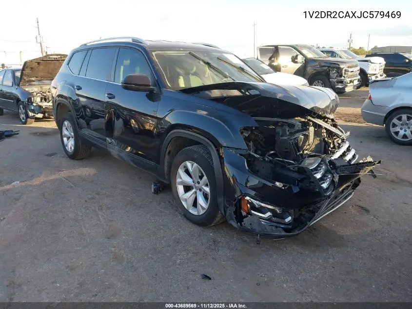 1V2DR2CAXJC579469 2018 Volkswagen Atlas 3.6L V6 Se/3.6L V6 Se W/Technology