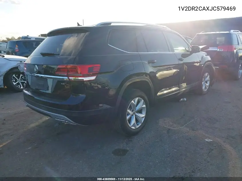 1V2DR2CAXJC579469 2018 Volkswagen Atlas 3.6L V6 Se/3.6L V6 Se W/Technology