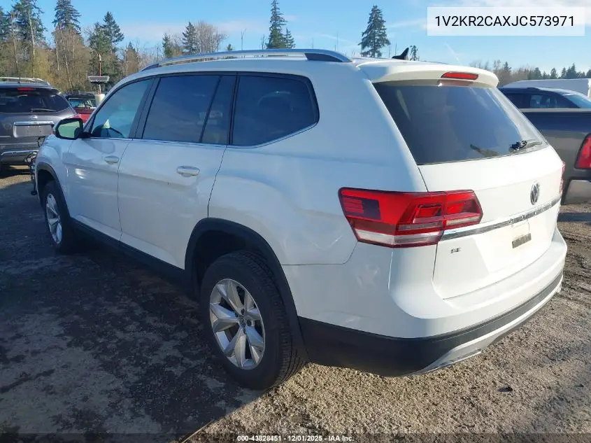 1V2KR2CAXJC573971 2018 Volkswagen Atlas 3.6L V6 Se