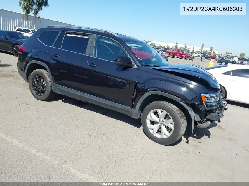 1V2DP2CA4KC606303 2019 Volkswagen Atlas 2.0T Se