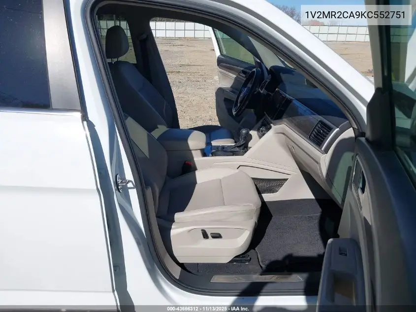 1V2MR2CA9KC552751 2019 Volkswagen Atlas 3.6L V6 Sel
