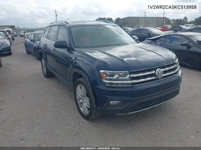 1V2WR2CA0KC513958 2019 Volkswagen Atlas 3.6L V6 Se W/Technology