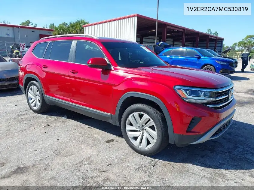 1V2ER2CA7MC530819 2021 Volkswagen Atlas 3.6L V6 Sel