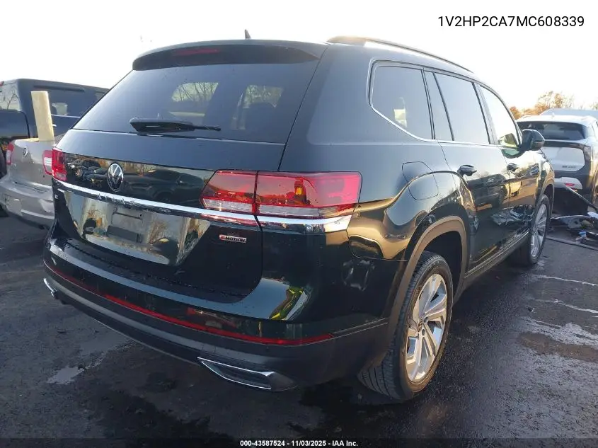 1V2HP2CA7MC608339 2021 Volkswagen Atlas 2.0T Se W/Technology