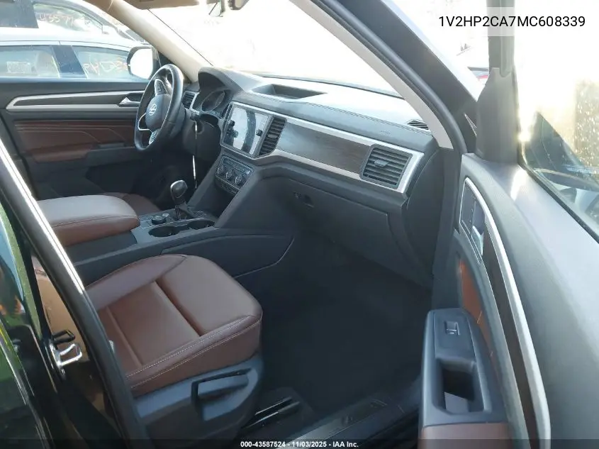1V2HP2CA7MC608339 2021 Volkswagen Atlas 2.0T Se W/Technology
