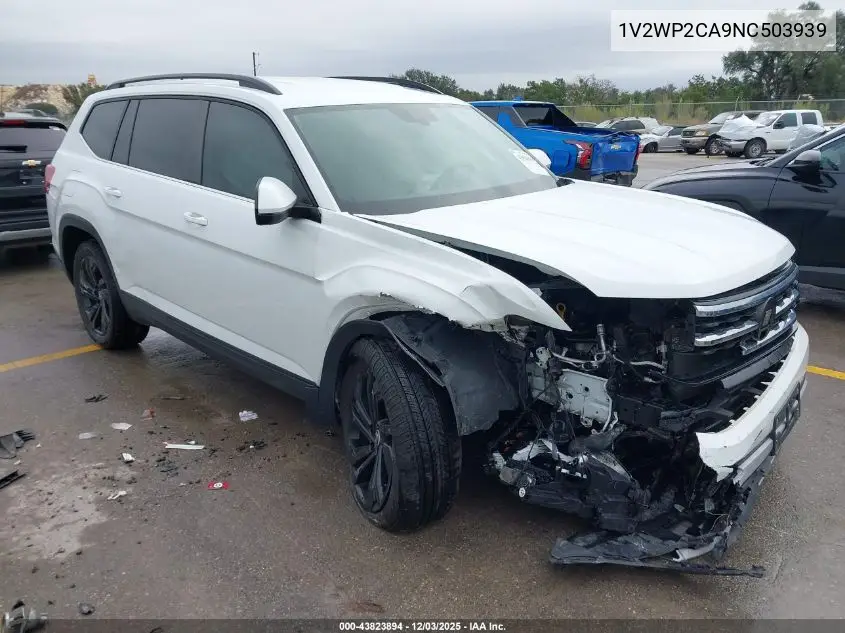 1V2WP2CA9NC503939 2022 Volkswagen Atlas 2.0T Se W/Technology