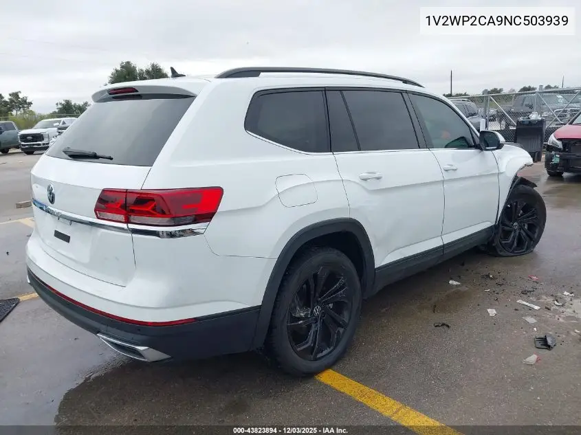 1V2WP2CA9NC503939 2022 Volkswagen Atlas 2.0T Se W/Technology