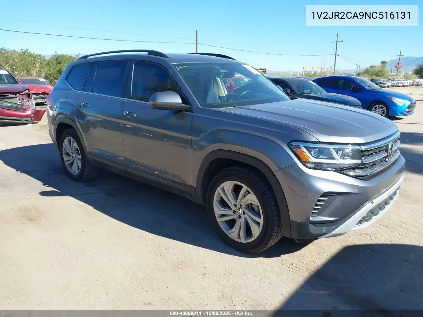 1V2JR2CA9NC516131 2022 Volkswagen Atlas 3.6L V6 Se W/Technology