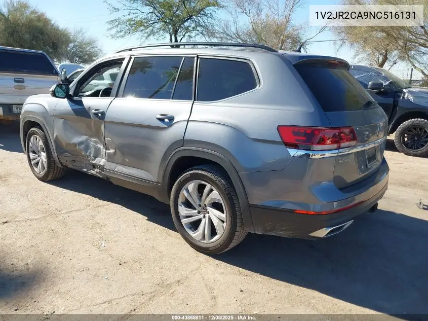 1V2JR2CA9NC516131 2022 Volkswagen Atlas 3.6L V6 Se W/Technology