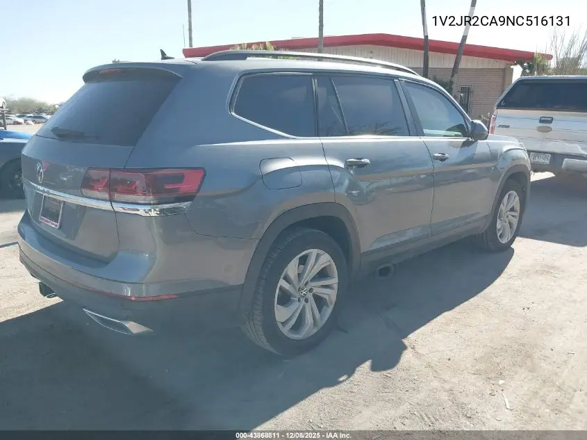 1V2JR2CA9NC516131 2022 Volkswagen Atlas 3.6L V6 Se W/Technology