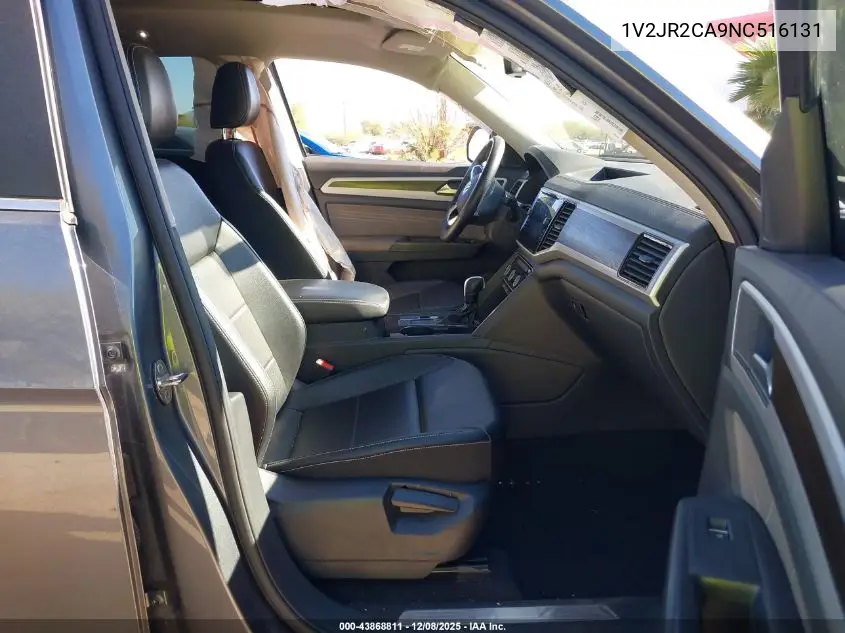 1V2JR2CA9NC516131 2022 Volkswagen Atlas 3.6L V6 Se W/Technology