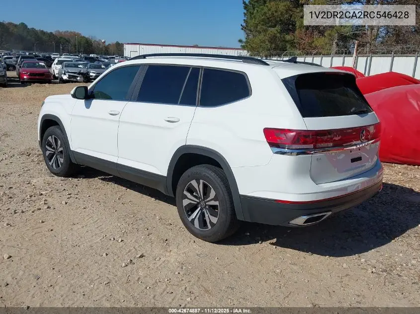 1V2DR2CA2RC546428 2024 Volkswagen Atlas 2.0T Se