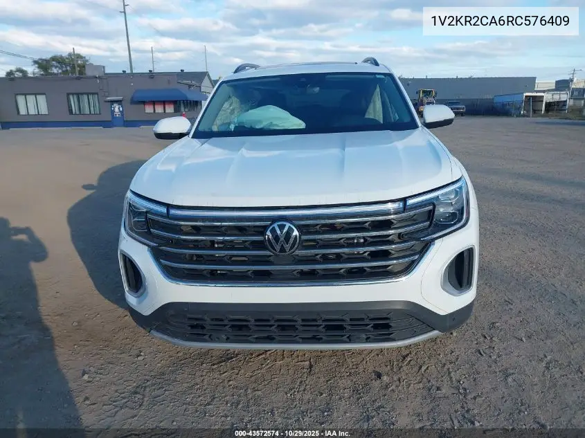 1V2KR2CA6RC576409 2024 Volkswagen Atlas 2.0T Se W/Technology