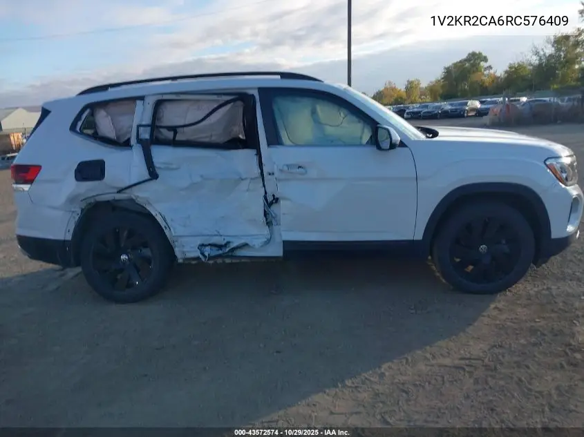 1V2KR2CA6RC576409 2024 Volkswagen Atlas 2.0T Se W/Technology