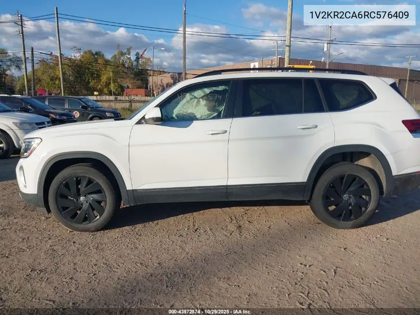 1V2KR2CA6RC576409 2024 Volkswagen Atlas 2.0T Se W/Technology