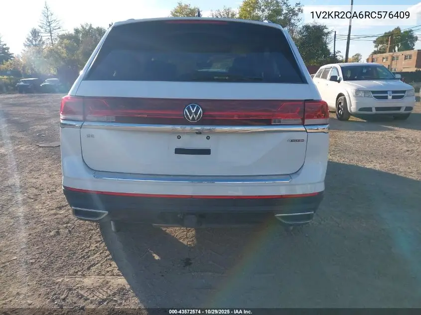 1V2KR2CA6RC576409 2024 Volkswagen Atlas 2.0T Se W/Technology
