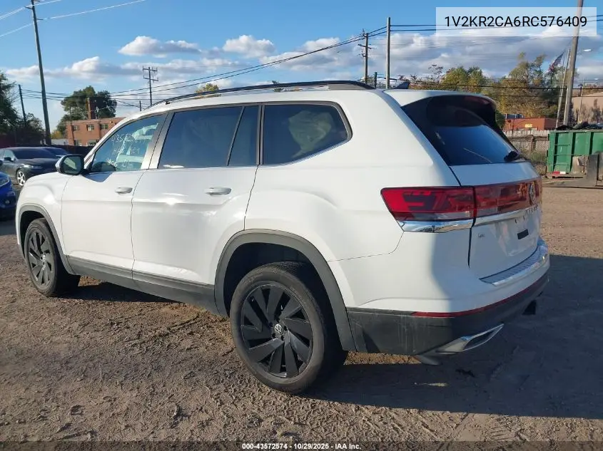 1V2KR2CA6RC576409 2024 Volkswagen Atlas 2.0T Se W/Technology