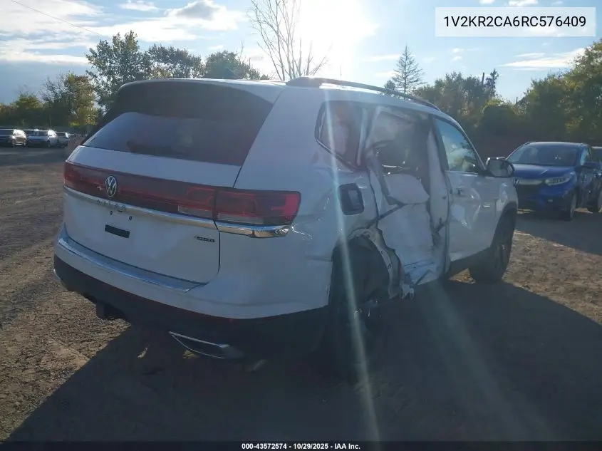 1V2KR2CA6RC576409 2024 Volkswagen Atlas 2.0T Se W/Technology