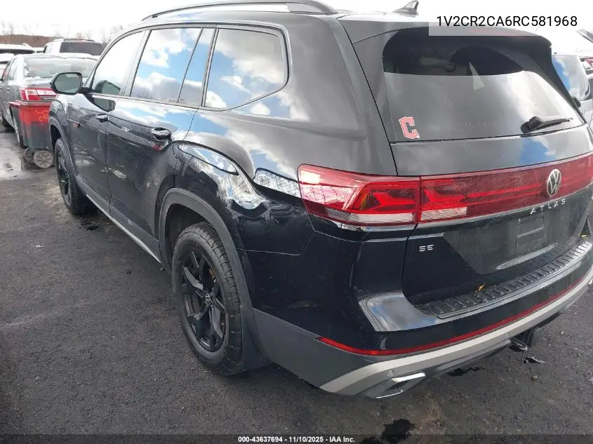 1V2CR2CA6RC581968 2024 Volkswagen Atlas 2.0T Peak Edition Se W/Technology
