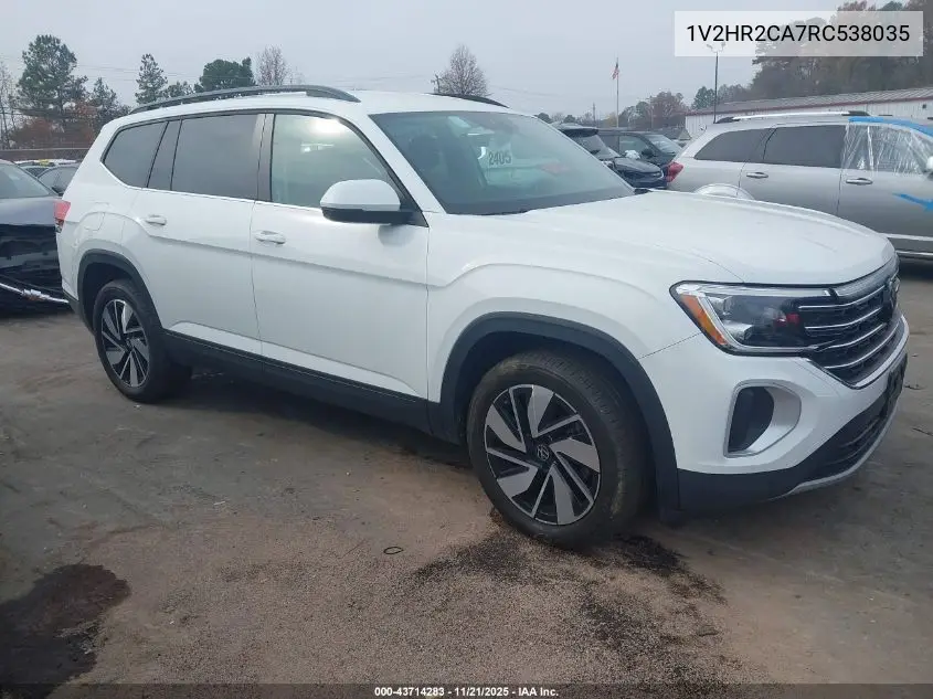 1V2HR2CA7RC538035 2024 Volkswagen Atlas 2.0T Se W/Technology