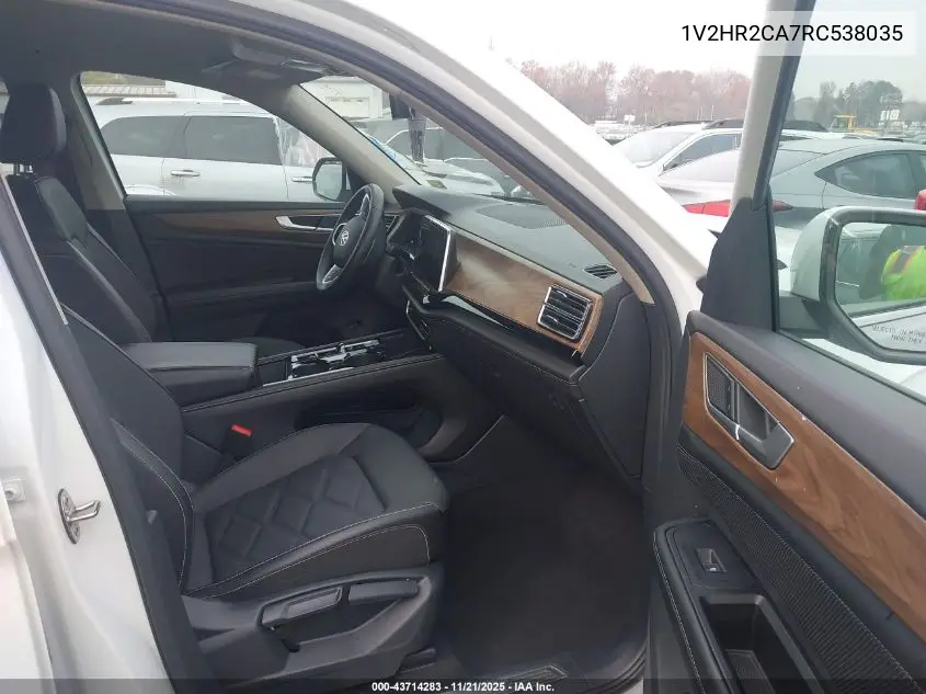 1V2HR2CA7RC538035 2024 Volkswagen Atlas 2.0T Se W/Technology