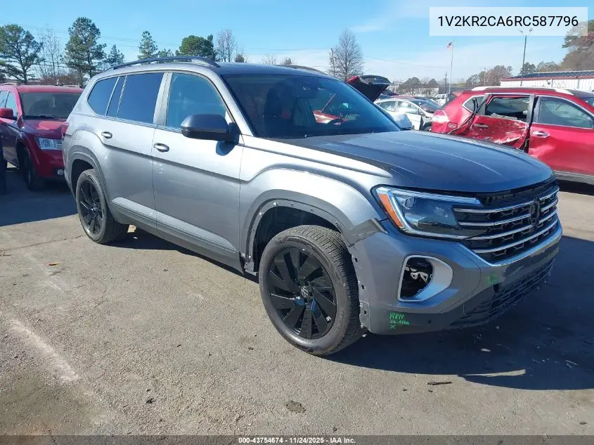 1V2KR2CA6RC587796 2024 Volkswagen Atlas 2.0T Se W/Technology