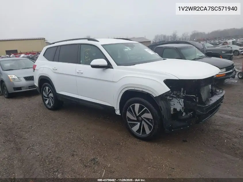 1V2WR2CA7SC571940 2025 Volkswagen Atlas 2.0T Se W/Technology