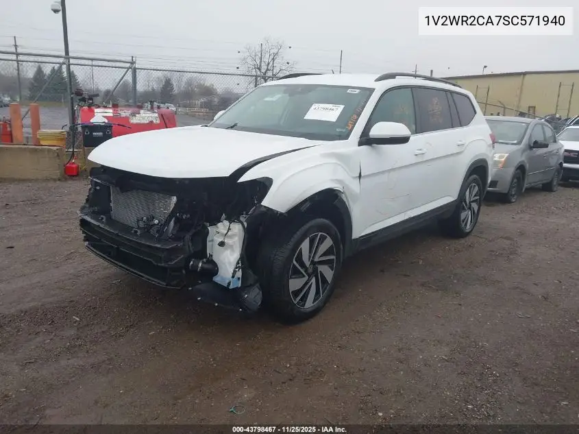 1V2WR2CA7SC571940 2025 Volkswagen Atlas 2.0T Se W/Technology