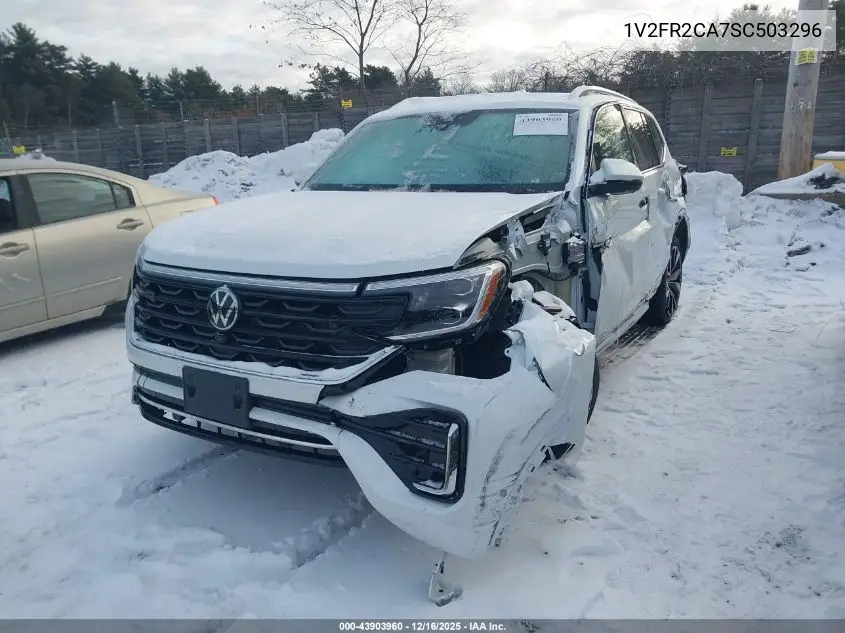 1V2FR2CA7SC503296 2025 Volkswagen Atlas 2.0T Sel Premium R-Line