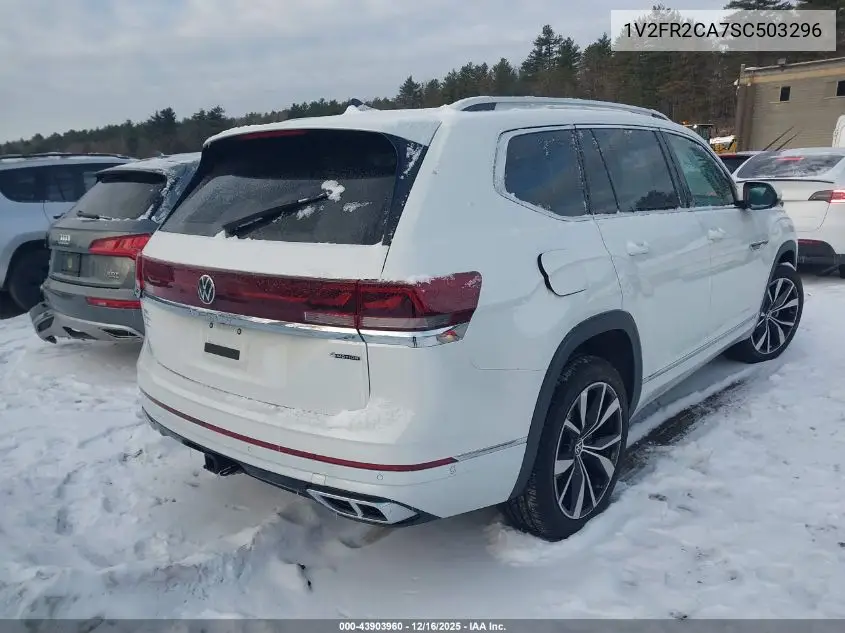 1V2FR2CA7SC503296 2025 Volkswagen Atlas 2.0T Sel Premium R-Line