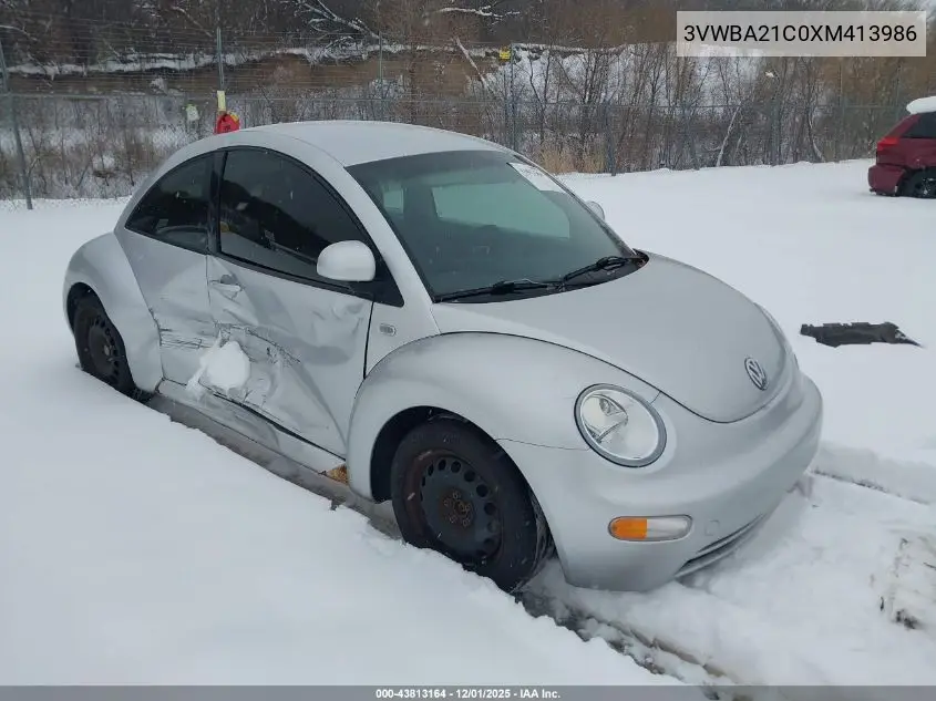 3VWBA21C0XM413986 1999 Volkswagen New Beetle Gl