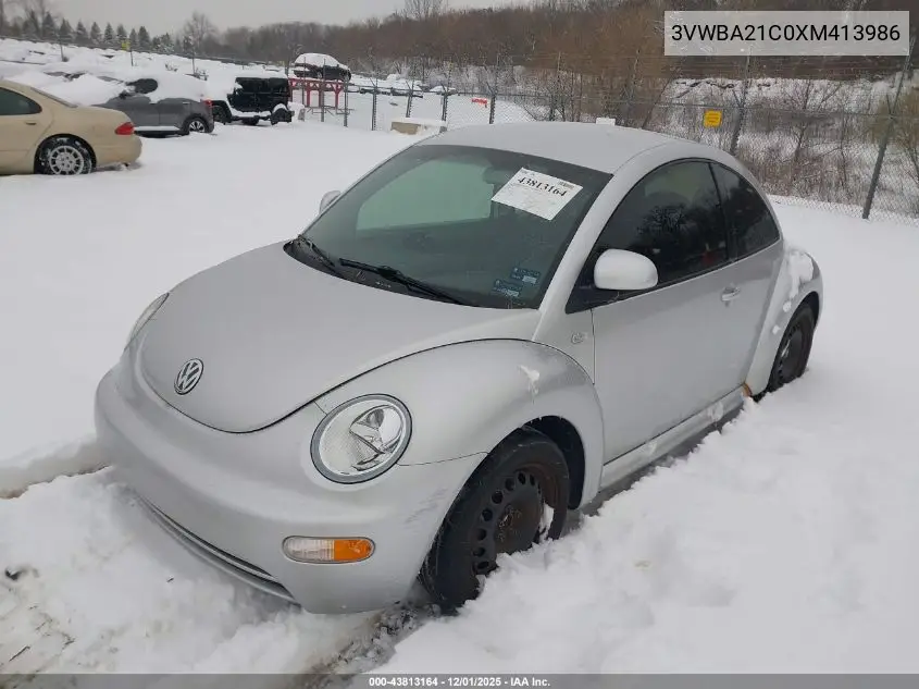 3VWBA21C0XM413986 1999 Volkswagen New Beetle Gl