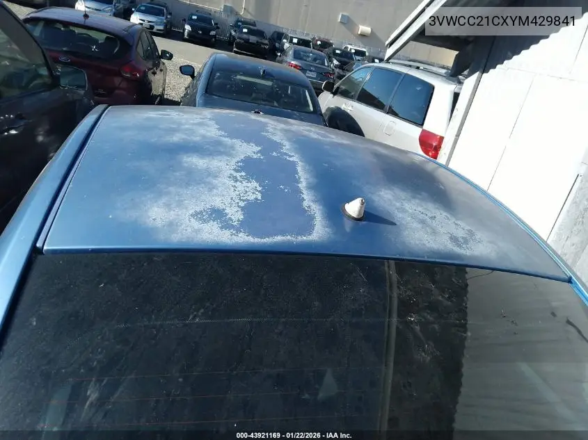 3VWCC21CXYM429841 2000 Volkswagen New Beetle Gls