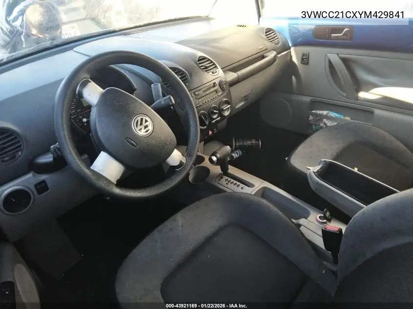 3VWCC21CXYM429841 2000 Volkswagen New Beetle Gls