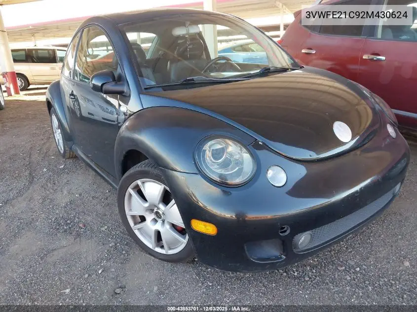 3VWFE21C92M430624 2002 Volkswagen New Beetle Turbo S