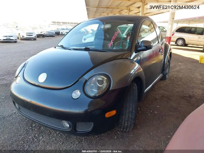 3VWFE21C92M430624 2002 Volkswagen New Beetle Turbo S